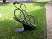 Peggy and Andy Sculpture